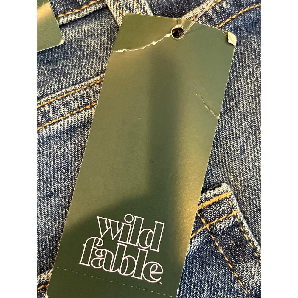 Wild Fable NEW Super High Rise Tapered Jean Plus Size 14 Blue Denim - Picture 4 of 9